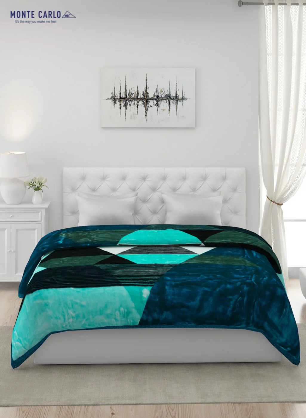 Printed Mink Double Blanket for Heavy Winter -2 Ply - Image 3