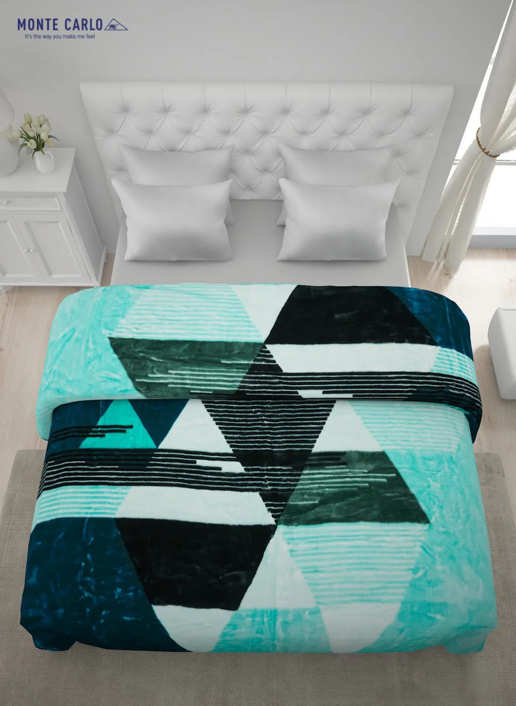 Printed Mink Double Blanket for Heavy Winter -2 Ply - Image 4