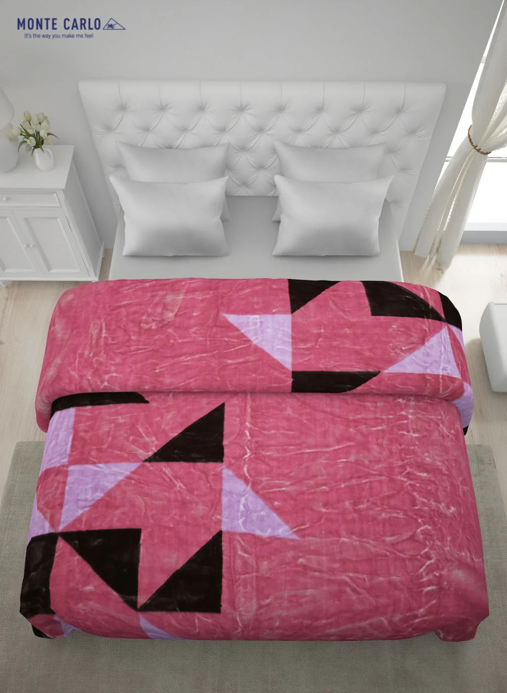 Printed Mink Double Blanket for Heavy Winter -2 Ply - Image 4