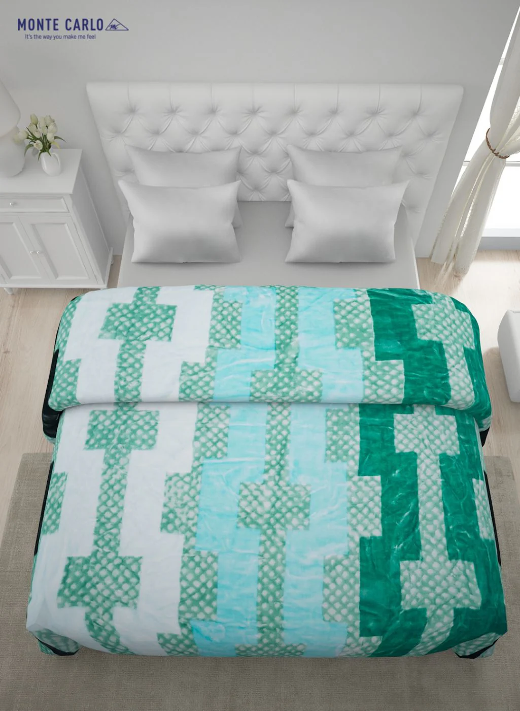 Printed Mink Double Blanket for Heavy Winter -2 Ply - Image 4