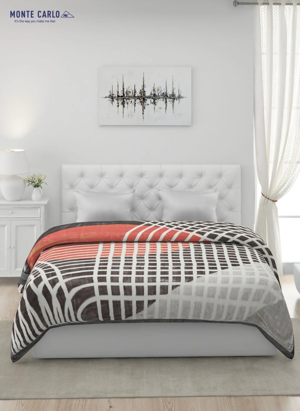 Printed Mink Double Blanket for Heavy Winter -2 Ply - Image 3