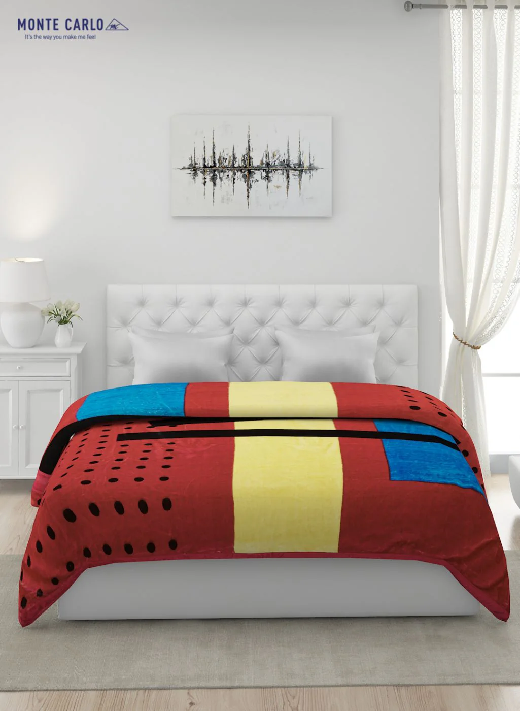 Printed Mink Double Blanket for Heavy Winter -2 Ply - Image 3