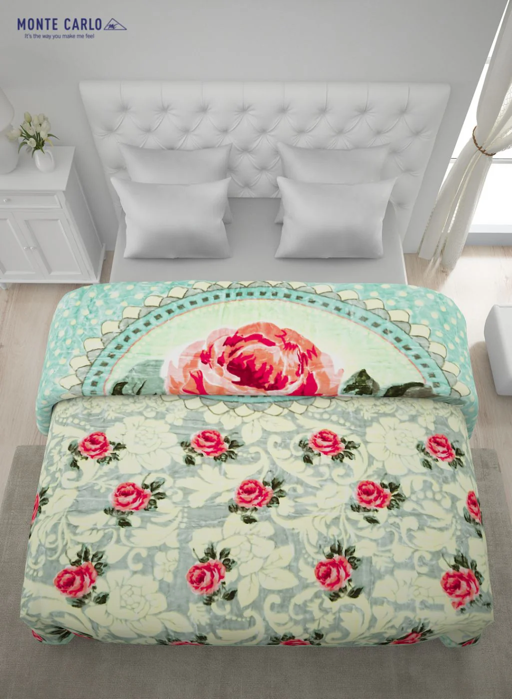 Printed Mink Double Blanket for Heavy Winter -2 Ply - Image 4