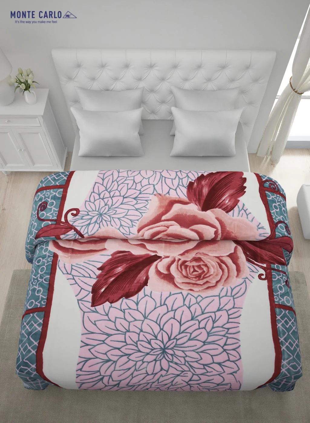 Printed Mink Double Blanket for Heavy Winter -2 Ply - Image 4