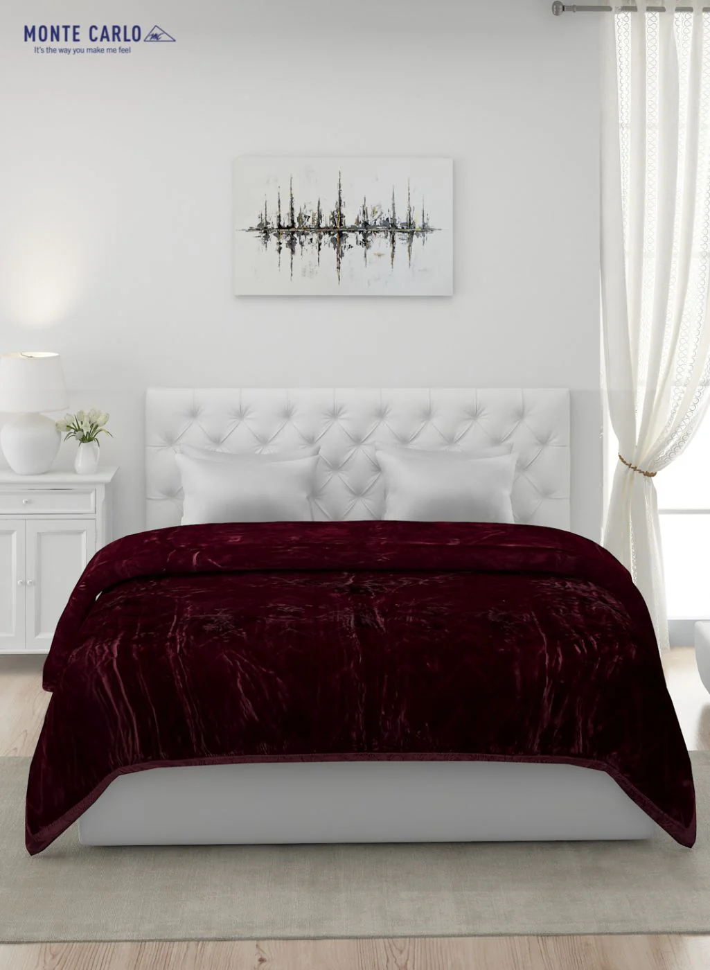 Printed Mink Double Blanket for Heavy Winter -2 Ply - Image 3