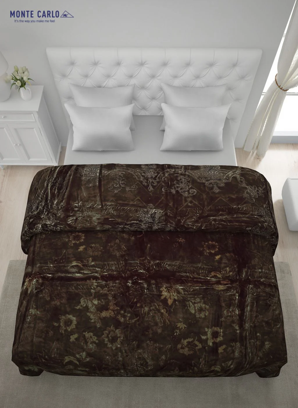 Printed Mink Double Blanket for Heavy Winter -2 Ply - Image 4