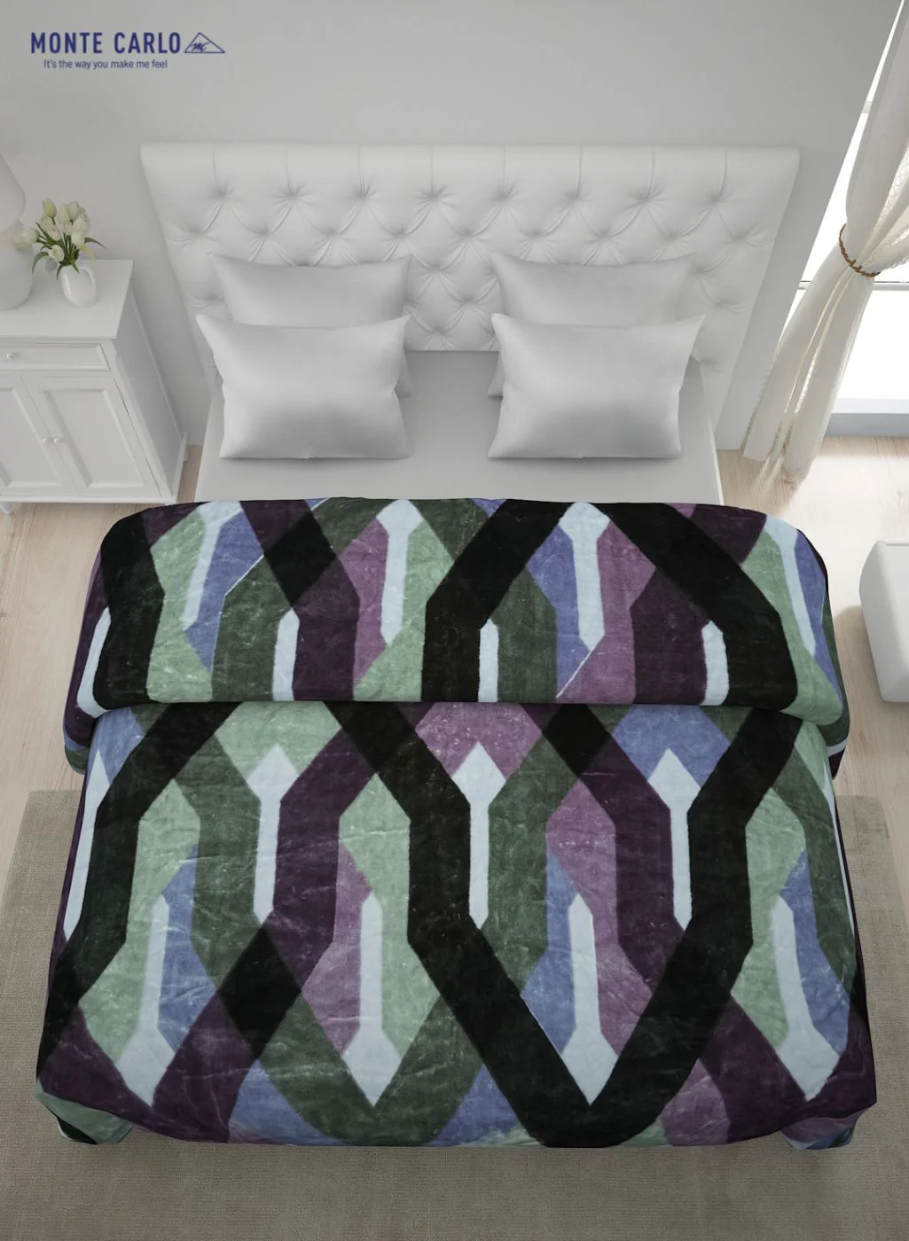 Printed Mink Double Blanket for Mild Winter - 1 Ply - Image 4