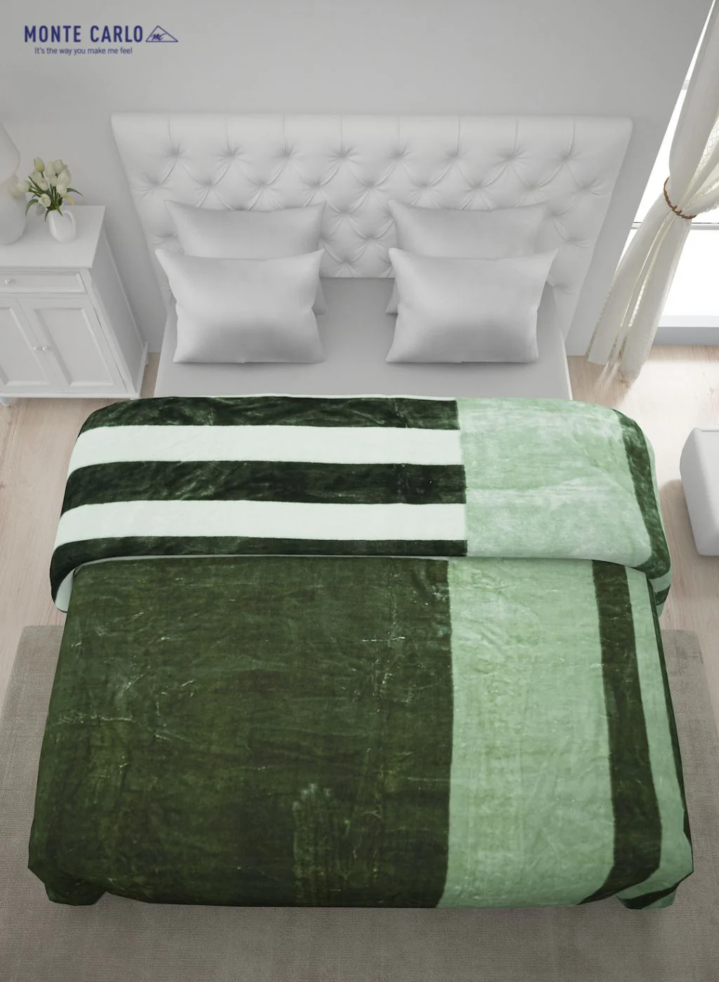 Printed Mink Double Blanket for Mild Winter - 1 Ply - Image 4