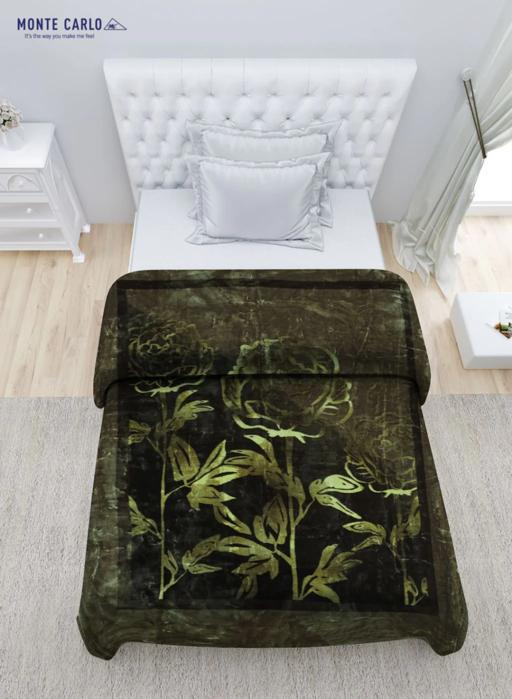 Printed Mink Single Blanket for Mild Winter - 2 Ply - Image 4