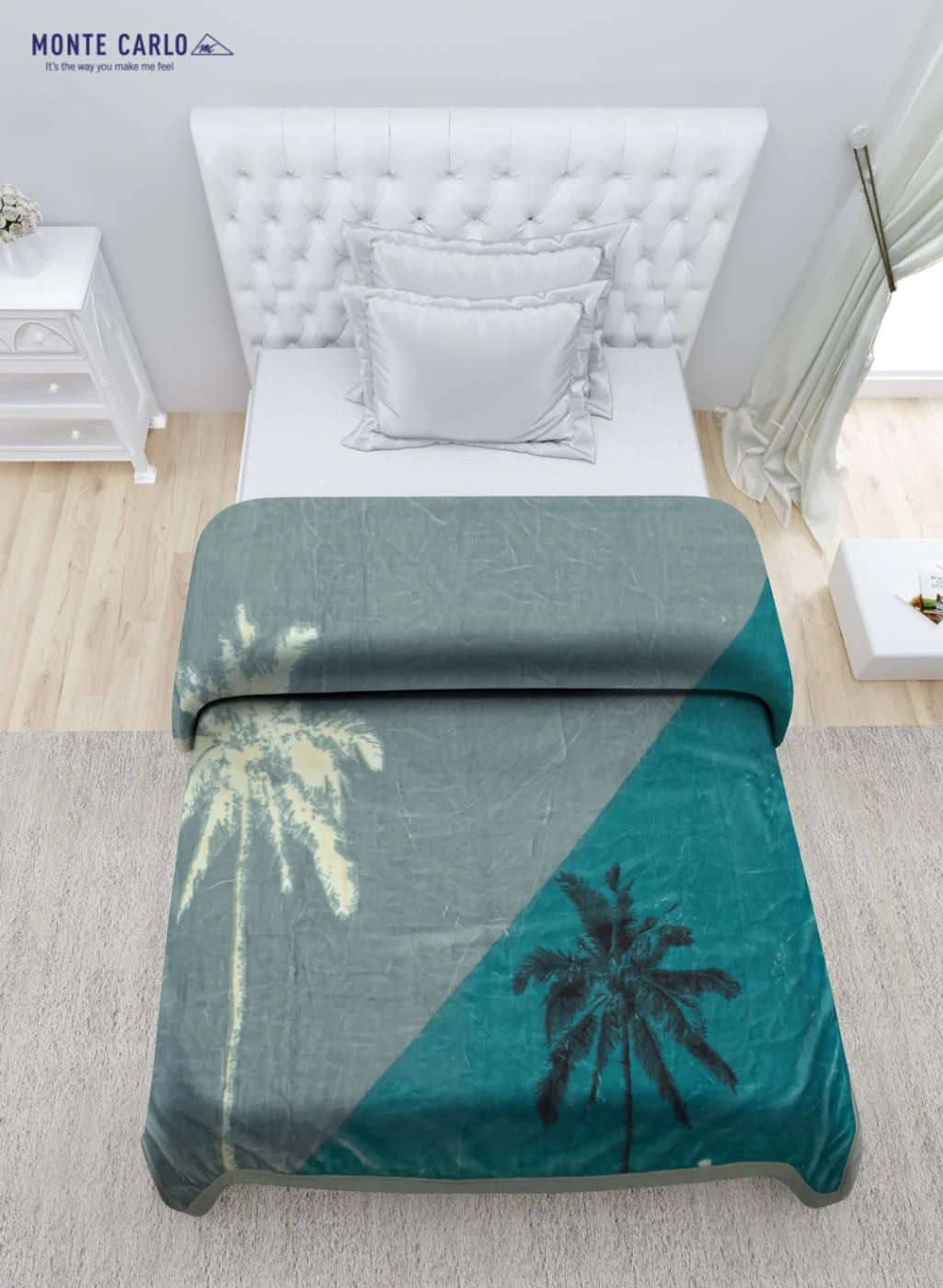Printed Mink Single Blanket for Mild Winter - 2 Ply - Image 4