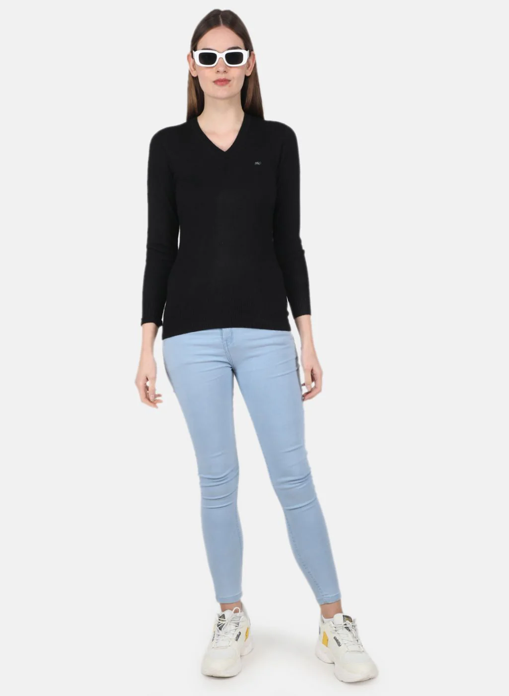 Women Black Solid Top - Image 4