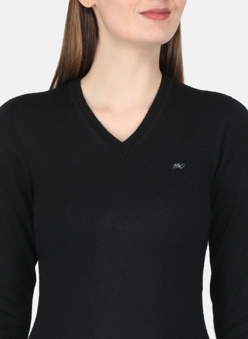 Women Black Solid Top - Image 5