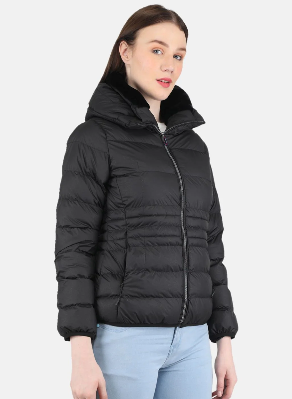 Women Black Stripe Jacket - Image 6