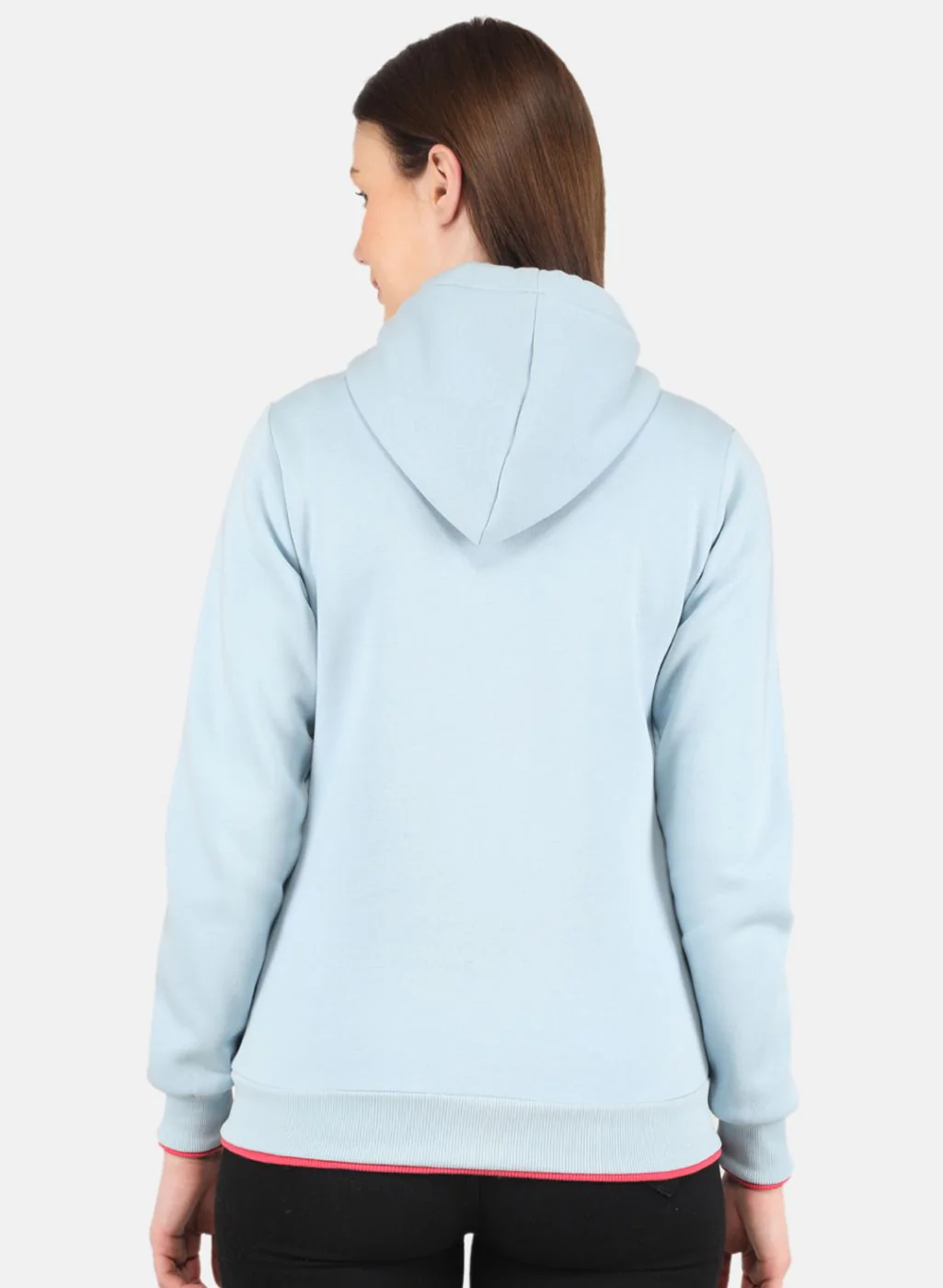 Women Blue Printed Sweatshirt - Image 3