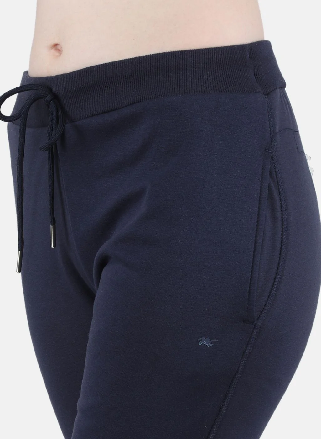 Women Blue Solid Tracksuit - Image 6