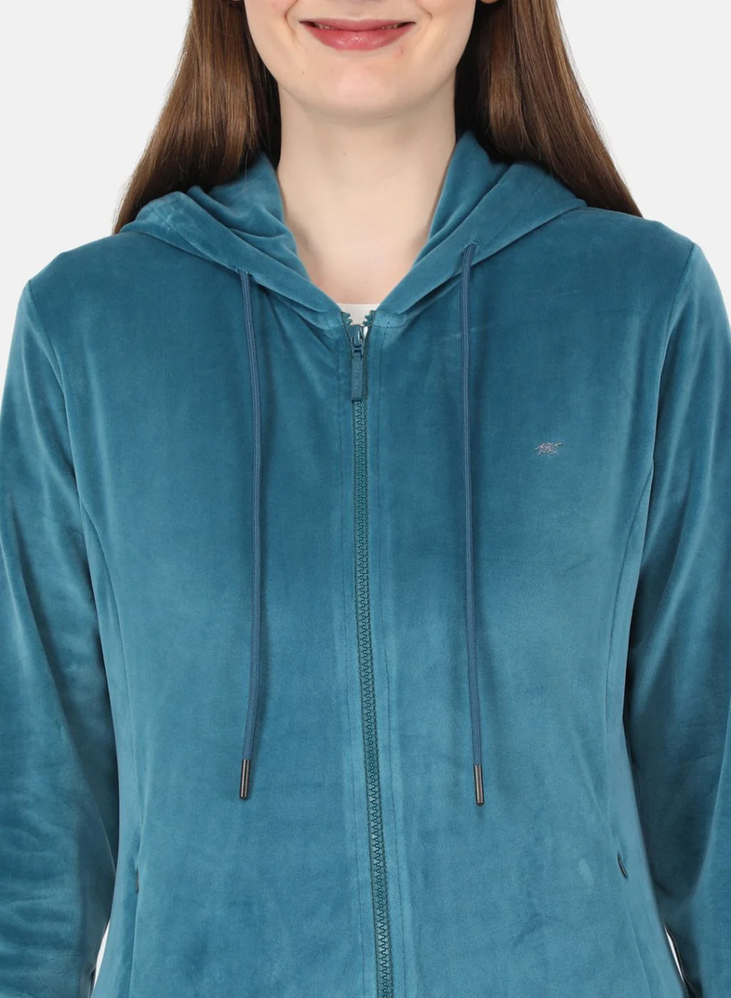 Women Blue Solid Tracksuit - Image 5