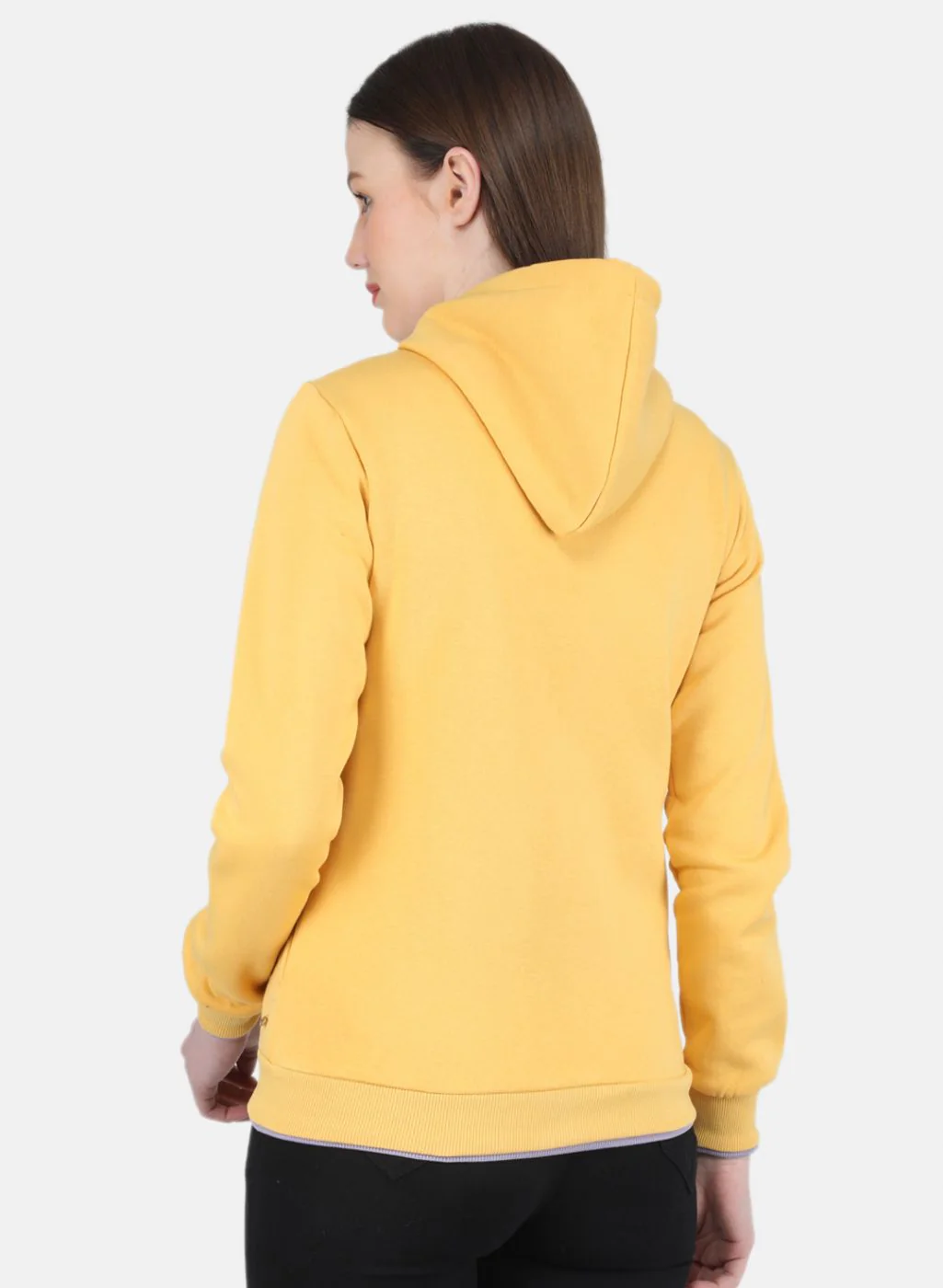 Women Gold Printed Sweatshirt - Image 3
