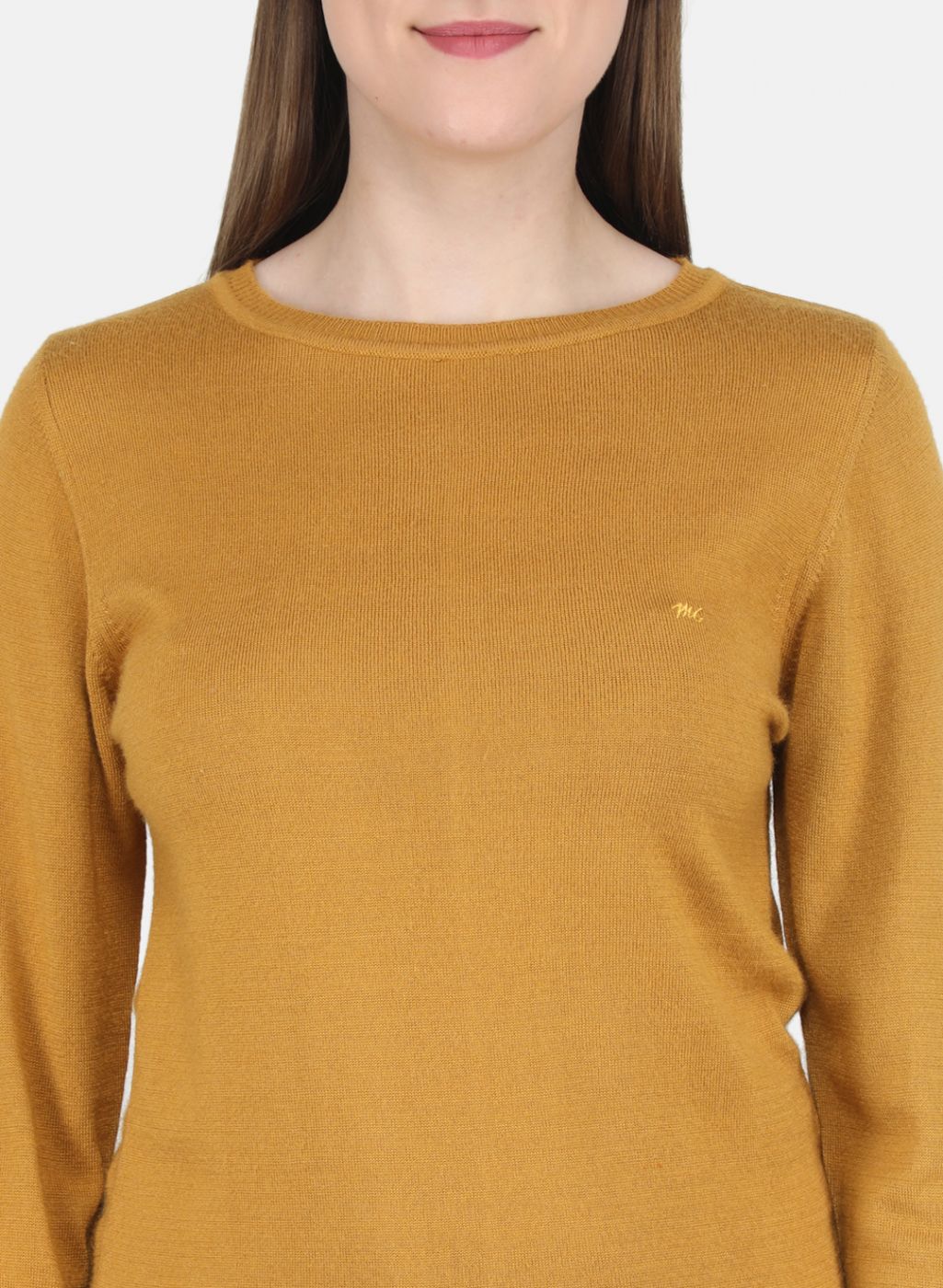 Women Gold Solid Top - Image 5