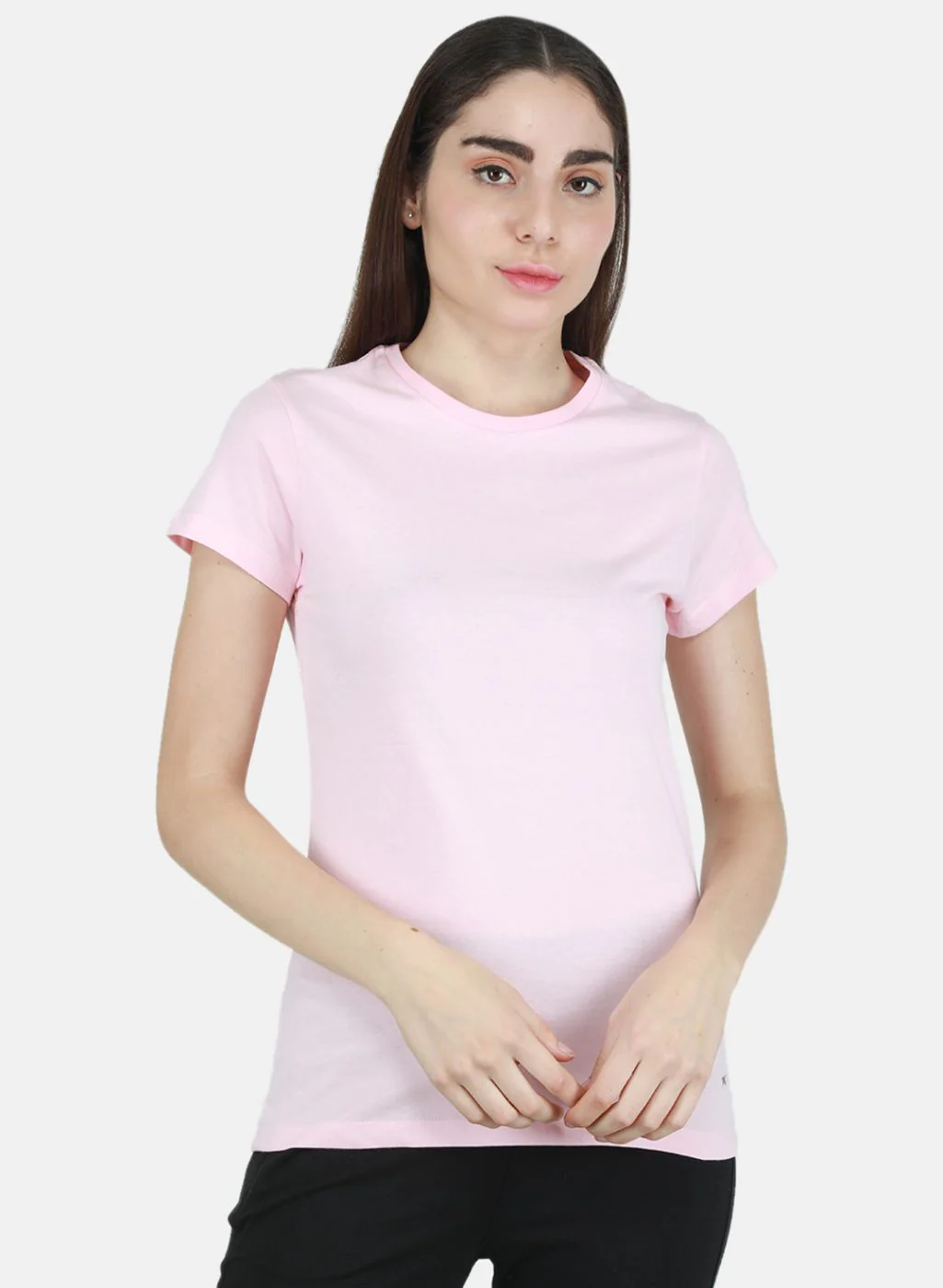 Women Green & Pink Solid Top 2 Pc Set - Image 2