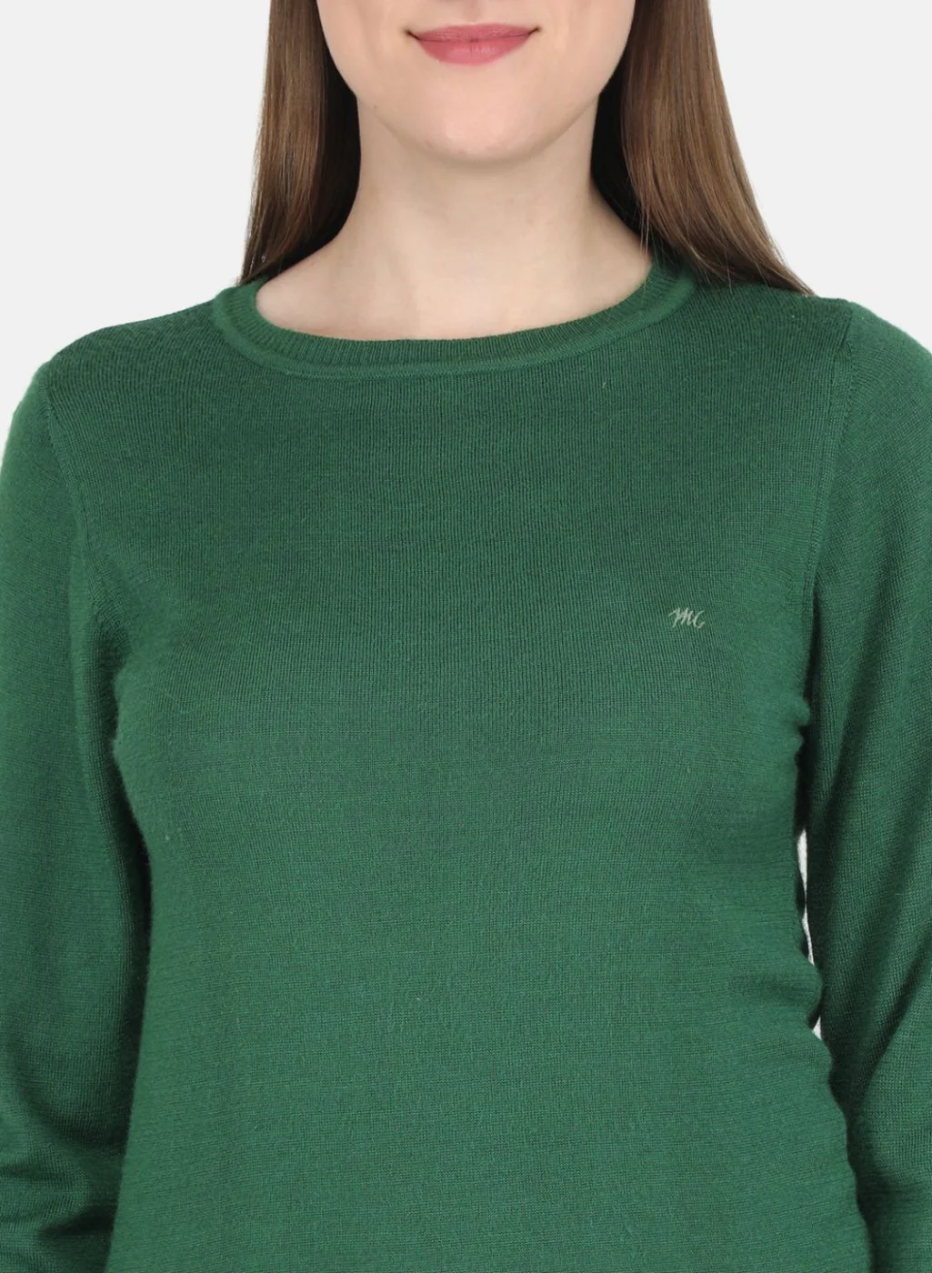 Women Green Solid Top - Image 5