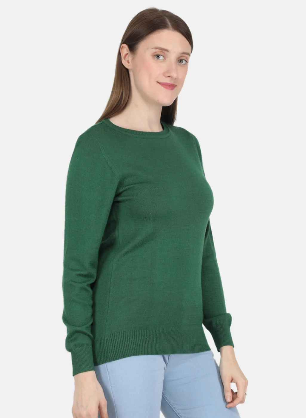 Women Green Solid Top - Image 6
