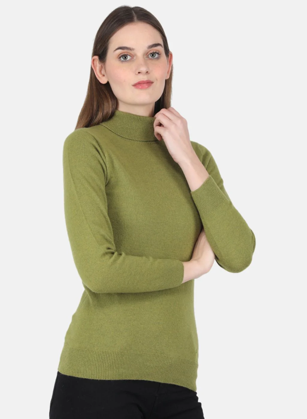 Women Green Solid Top - Image 6