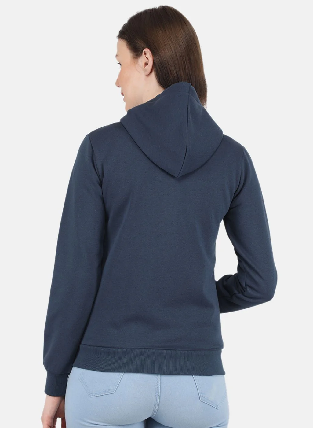 Women Grey Embroidered Sweatshirt - Image 3
