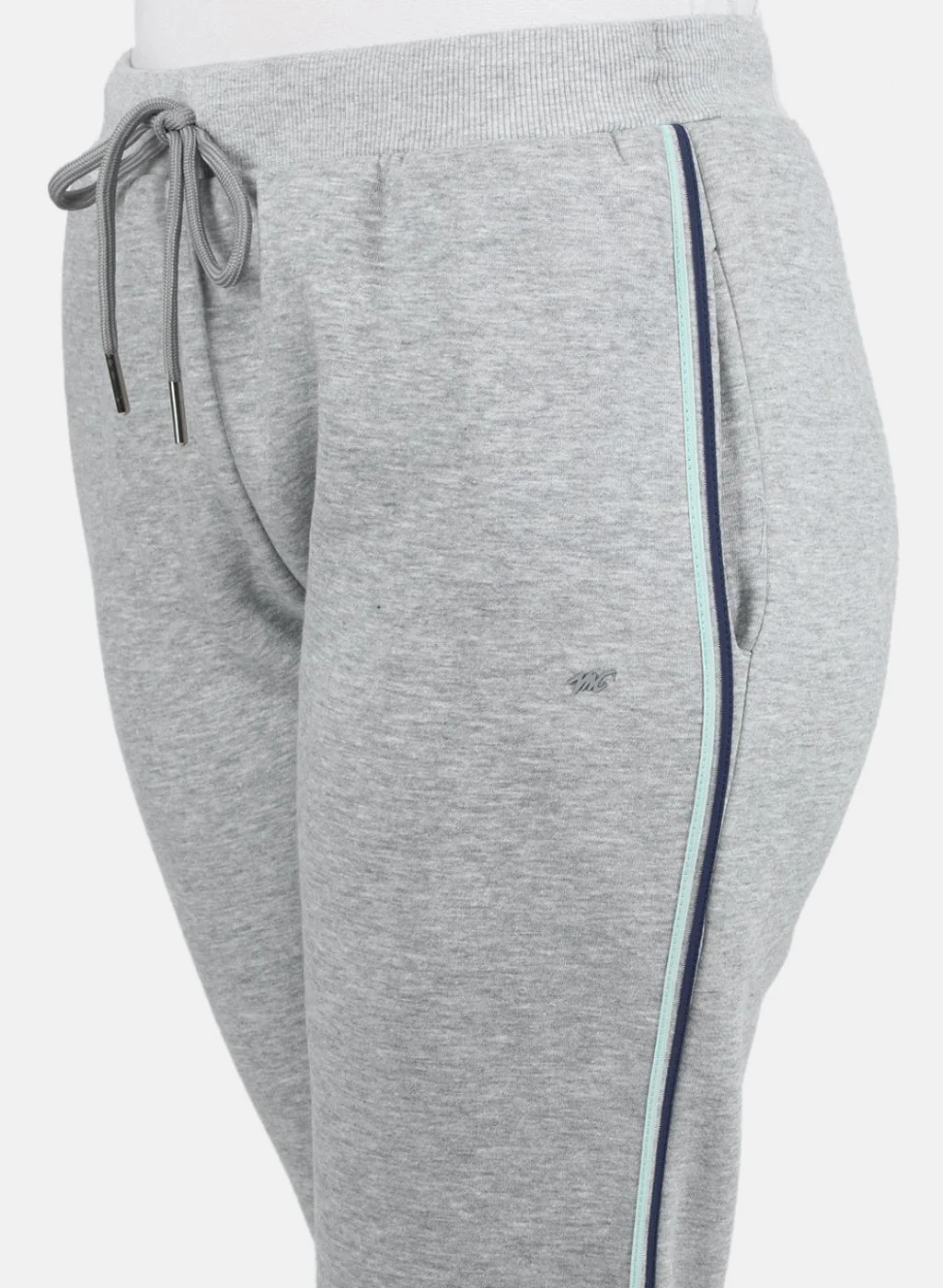 Women Grey Solid Tracksuit - Image 5