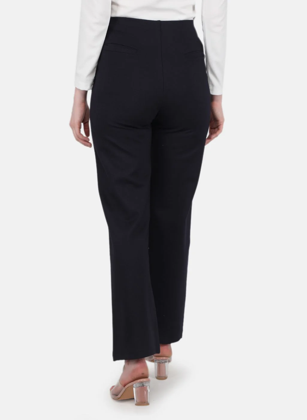 Women NAvy Blue Solid Jegging - Image 3