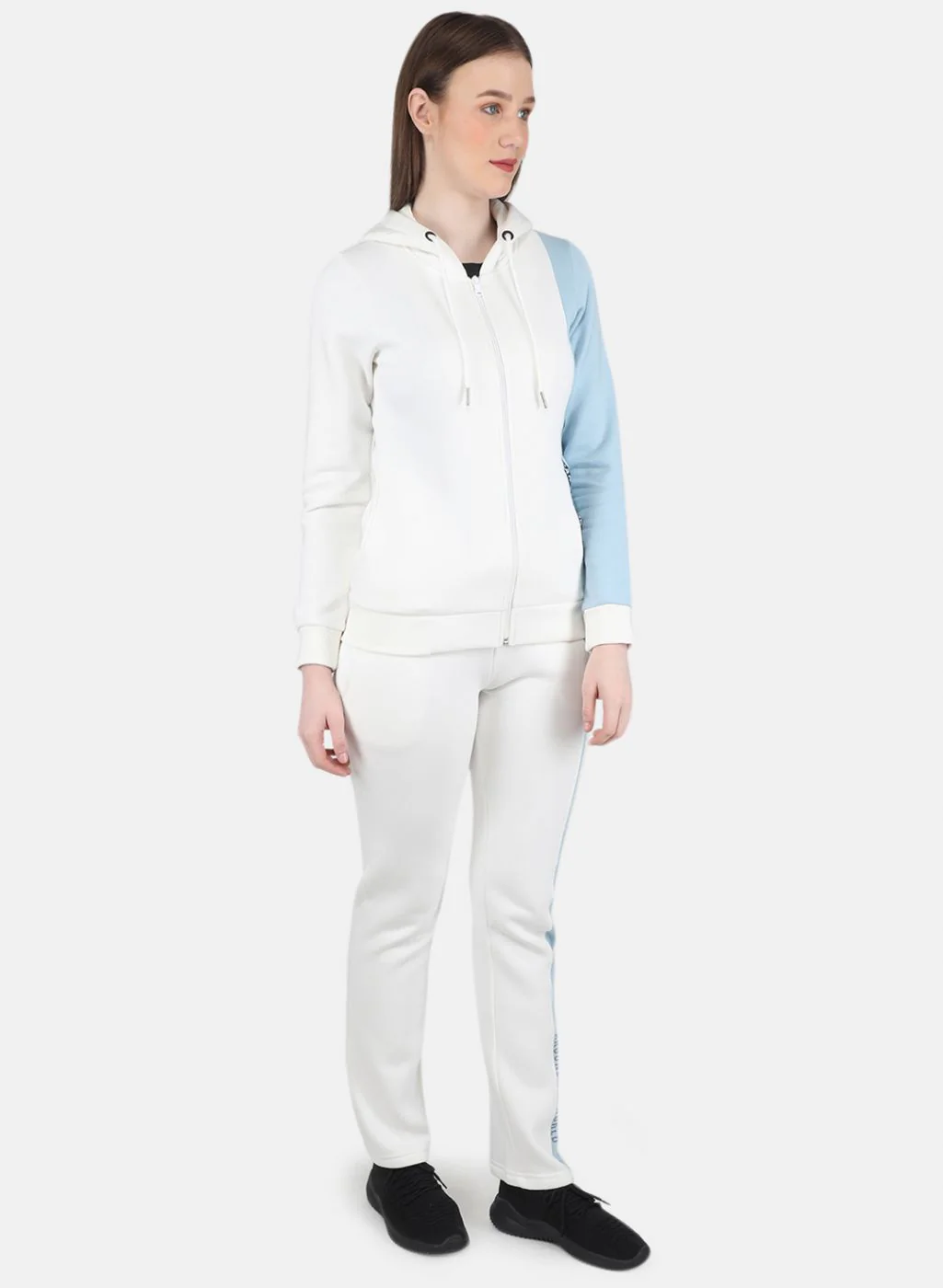 Women Off White Printed Tracksuit - Image 7