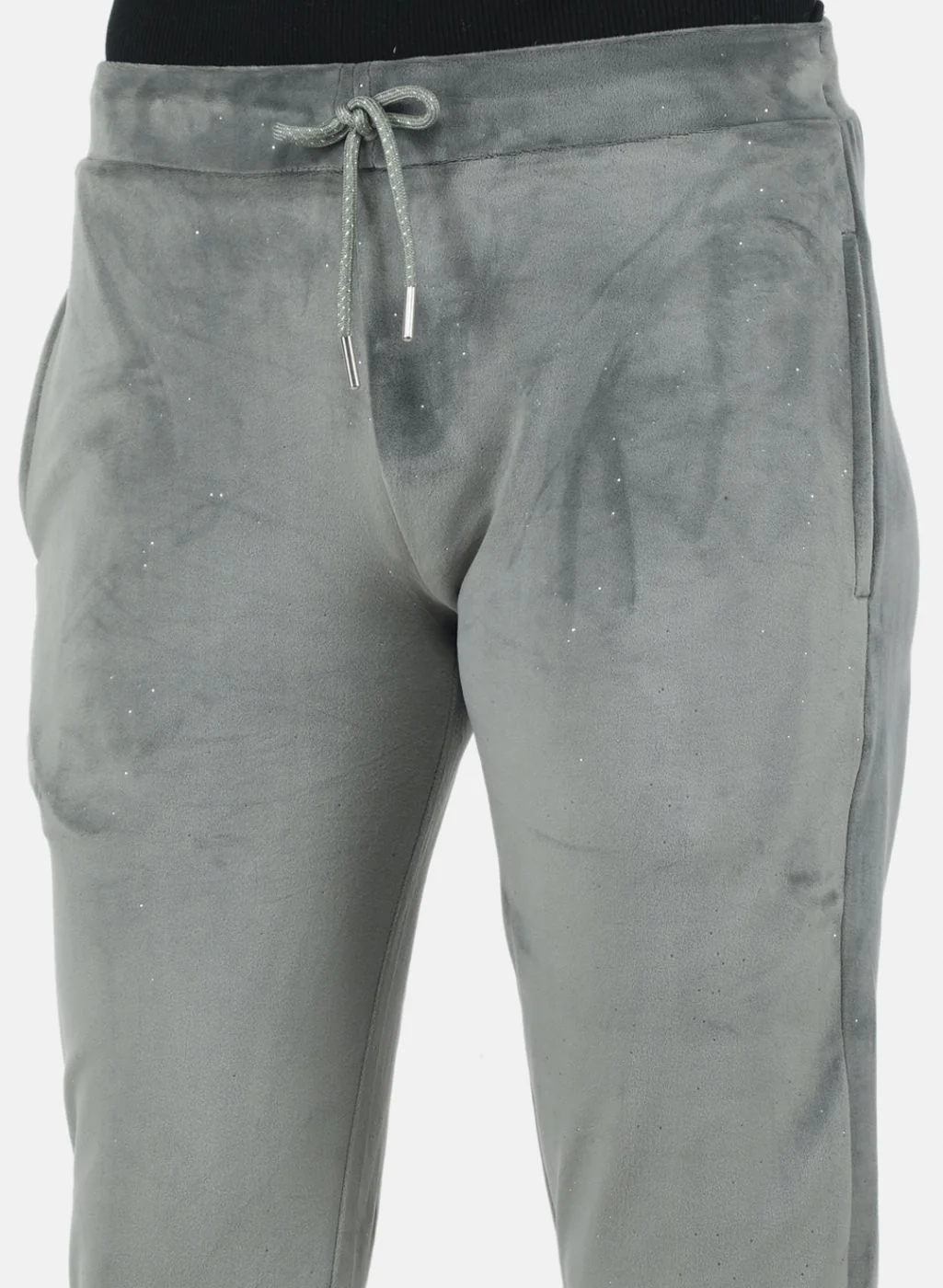Women Olive Solid Tracksuit - Image 6