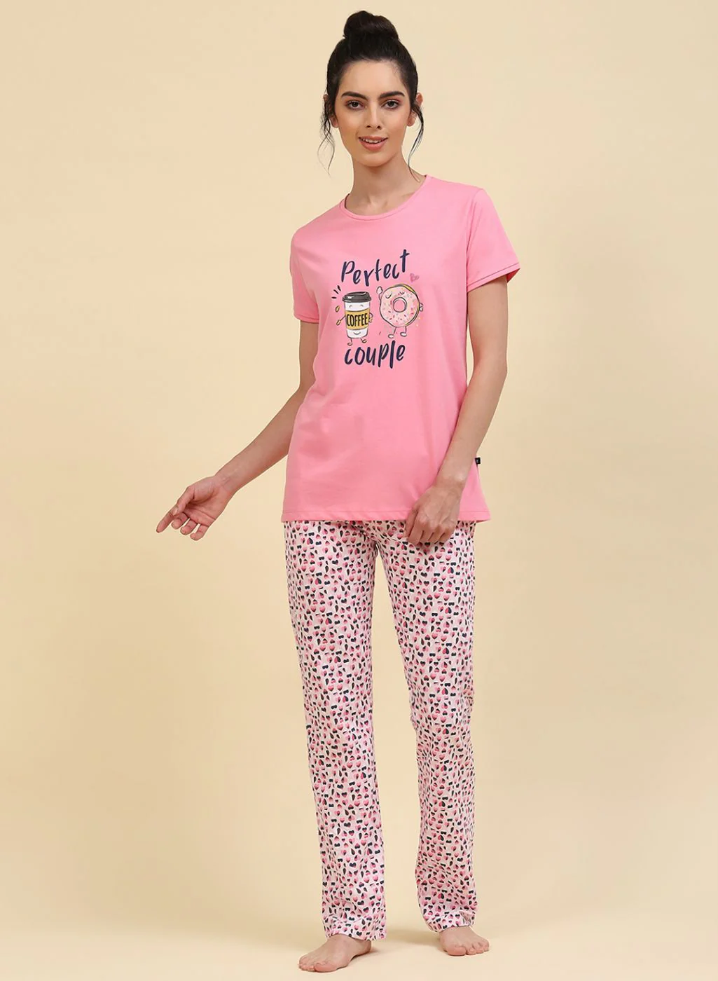 Women Pink & Blue Printed Combo Set - Image 2