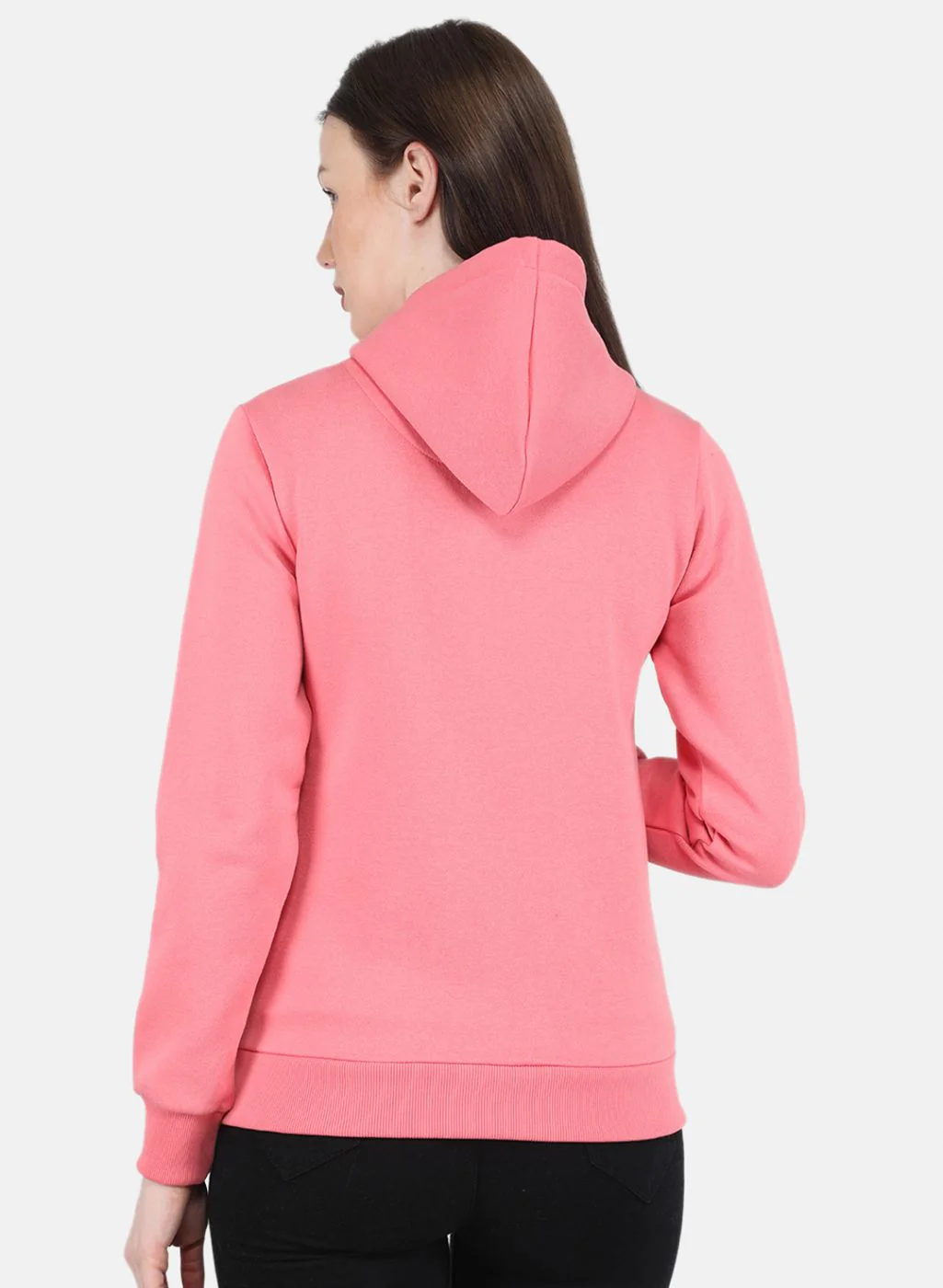 Women Pink Embroidered Sweatshirt - Image 3