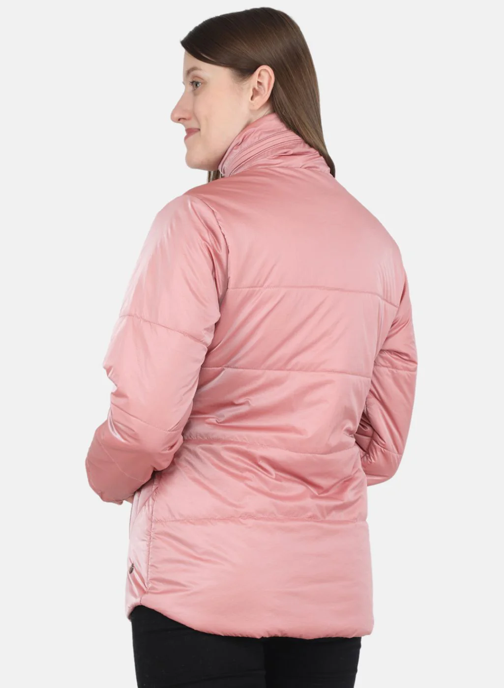 Women Pink Printed Jacket - Image 3