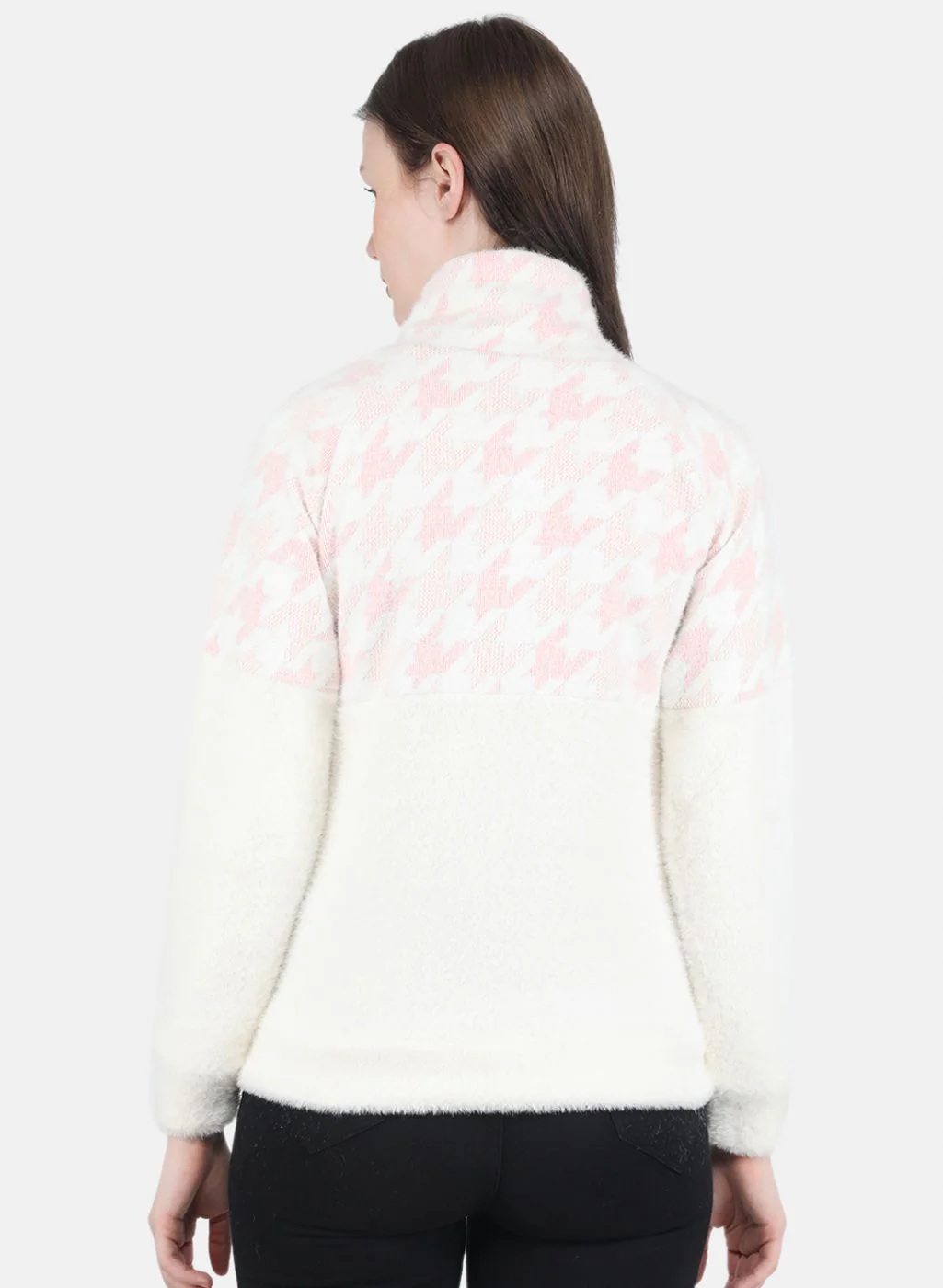 Women Pink Printed Sweatshirt - Image 3