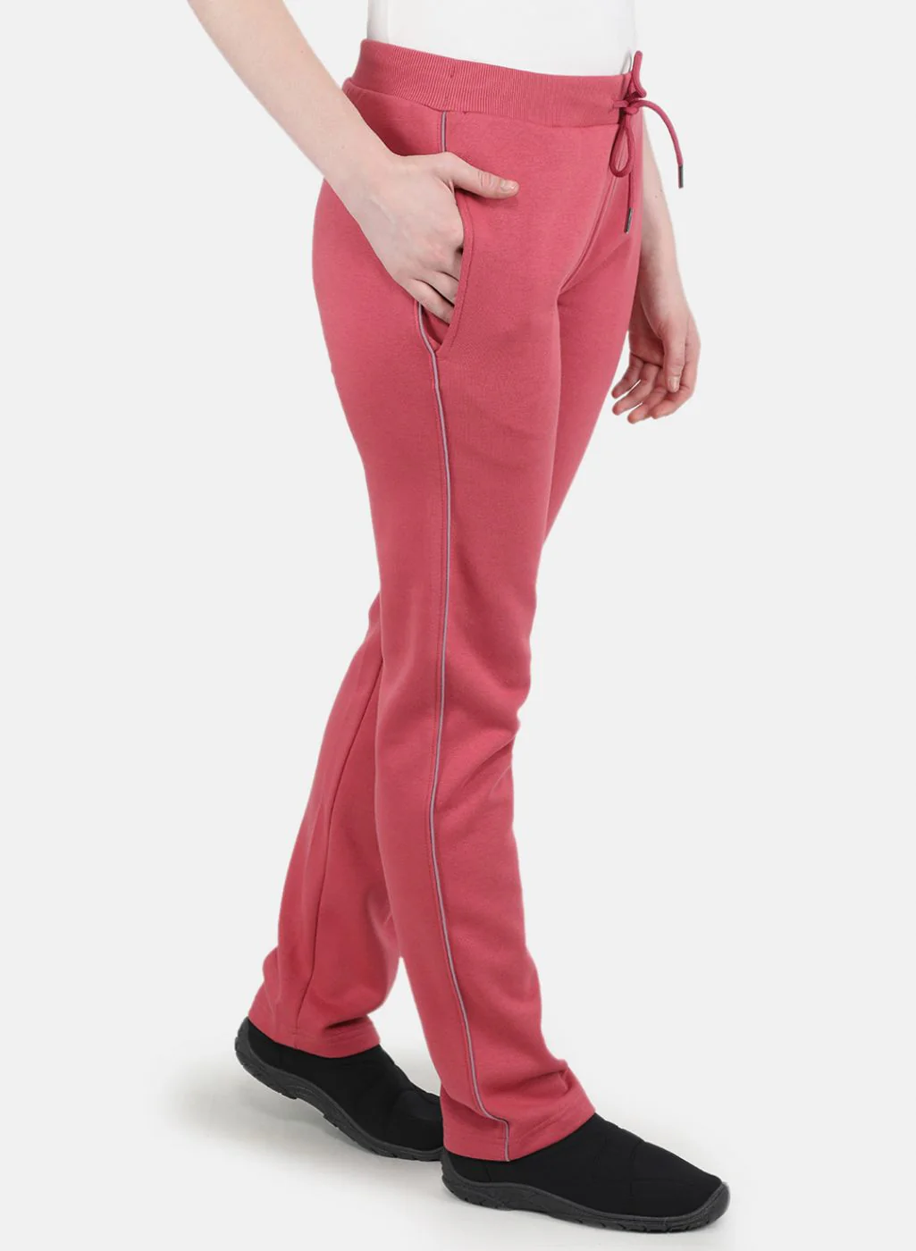 Women Pink Regular Fit Winter Lower - Image 6