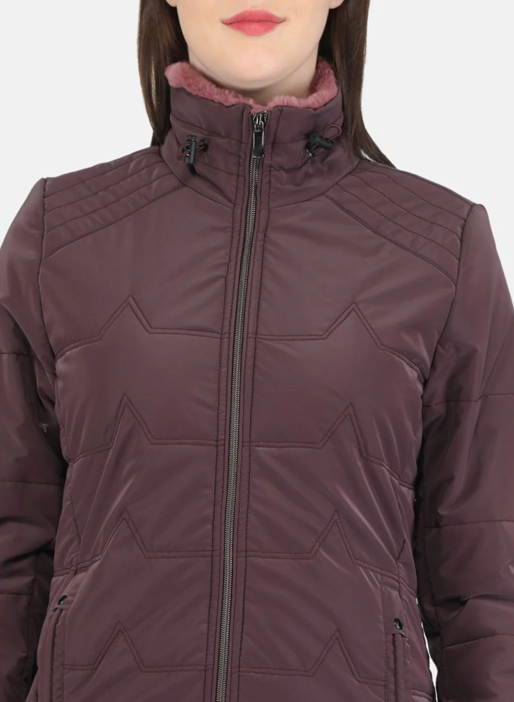 Women Purple Solid Jacket - Image 5