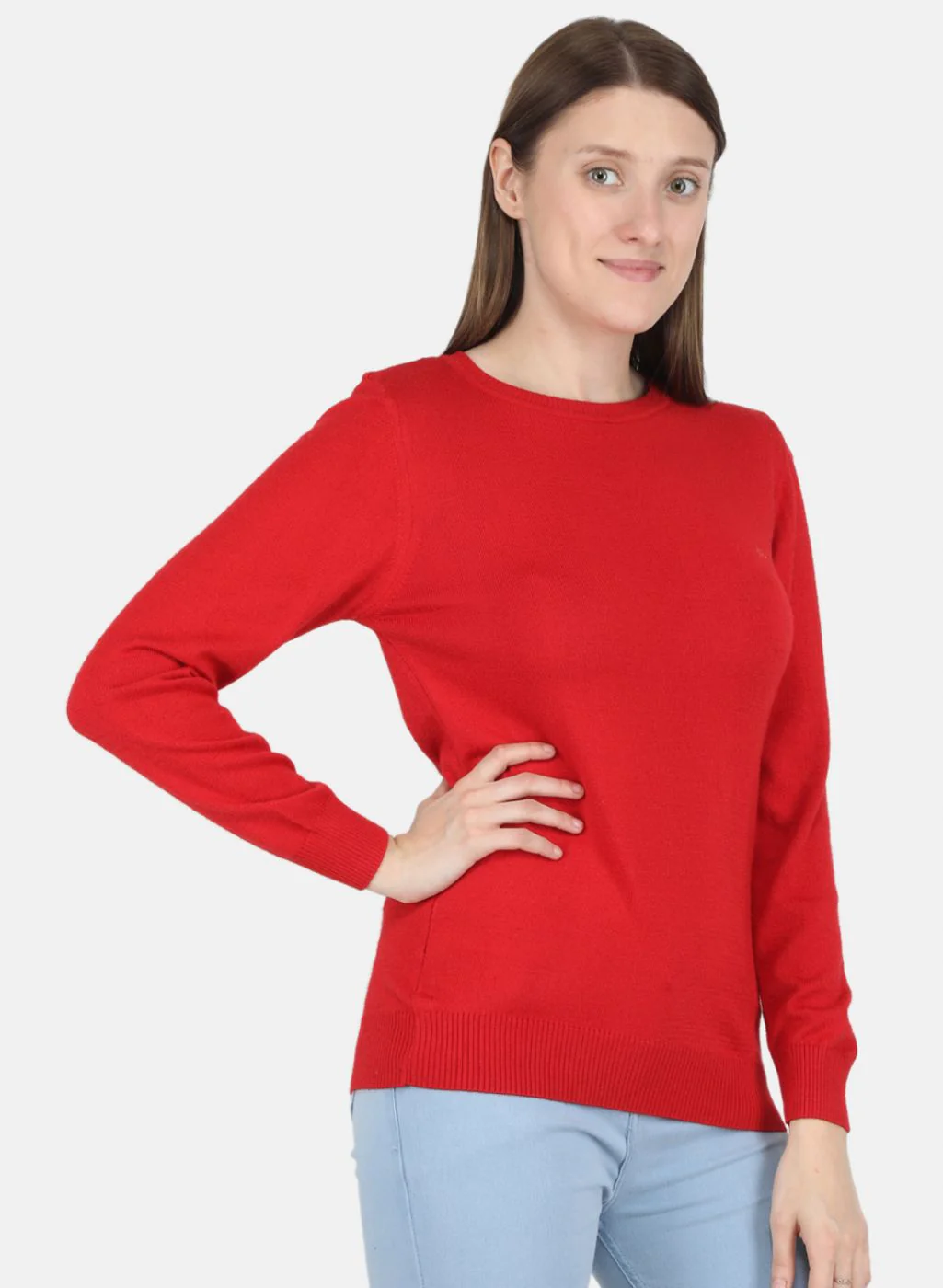 Women Red Solid Top - Image 6