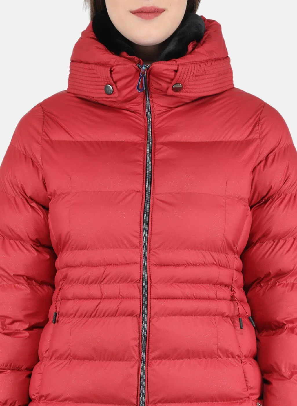 Women Red Stripe Jacket - Image 5