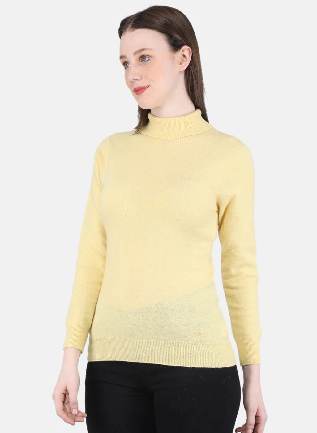 Women Yellow Solid Top - Image 2