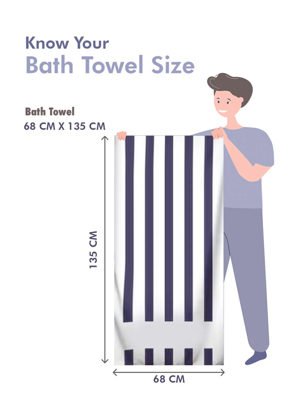 Yellow Cotton 400 GSM Bath Towel - Image 6