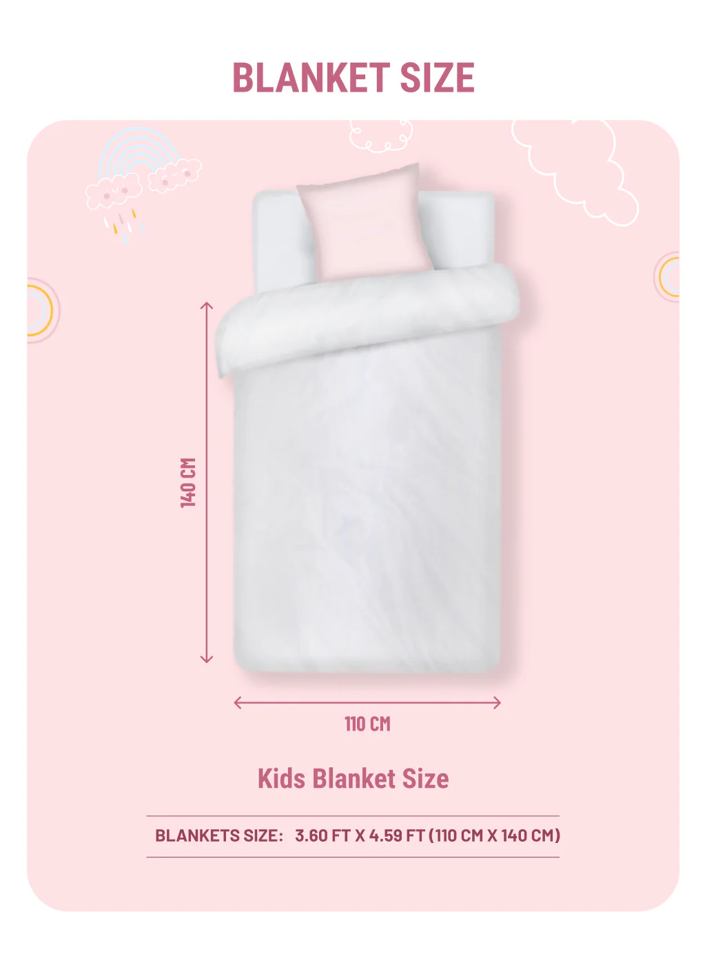 Printed Baby Blanket 2 Ply, 519 GSM, Weight 0.8 kg (Sherlock) - Image 7