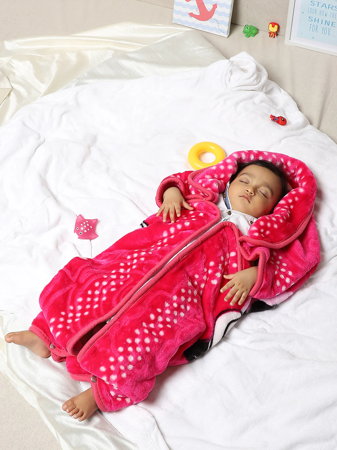 Printed Baby Blanket for Heavy Winter -1 Ply