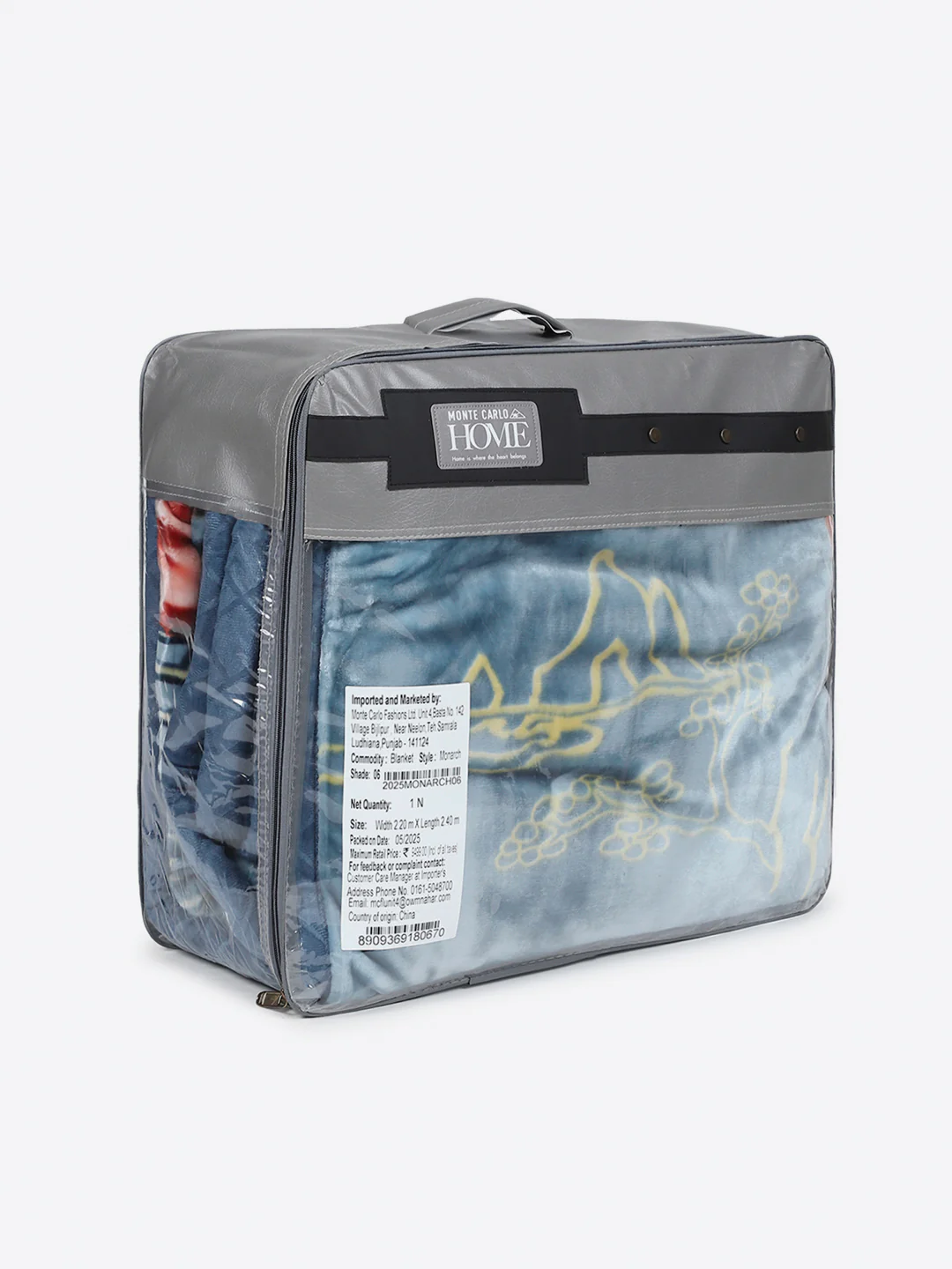 Printed Double Bed 2 Ply, 1136 GSM Blanket for Heavy Winter - (Monarch) - Image 8
