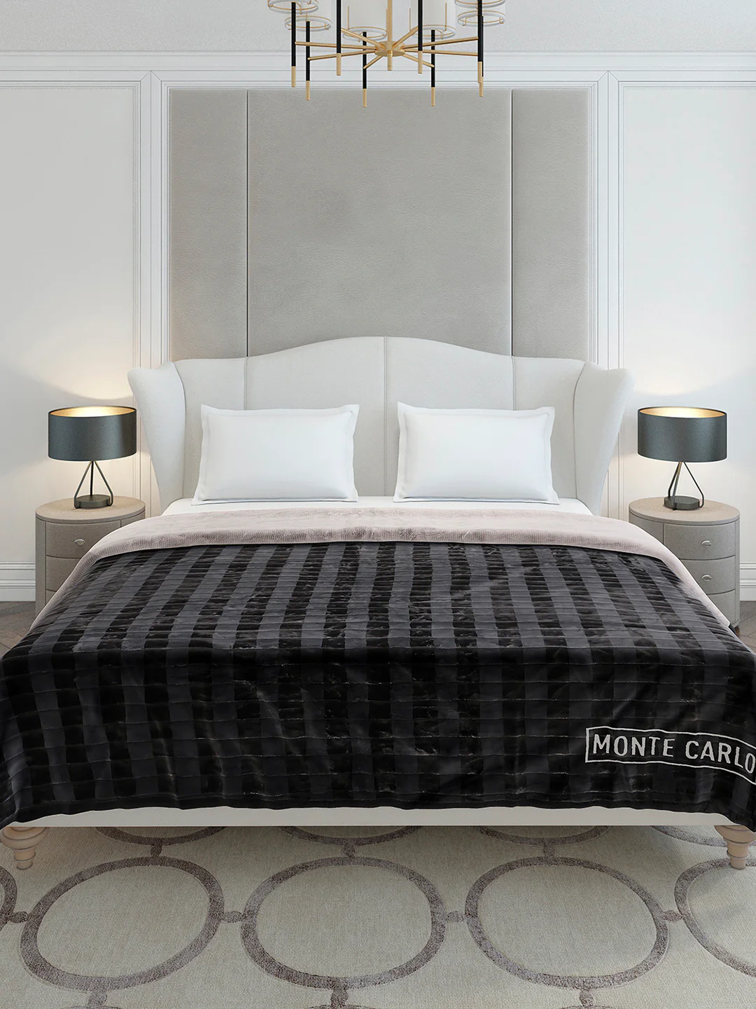 Printed Double Bed 2 Ply, 720 GSM Blanket for Heavy Winter - (Vibe Tribe) - Image 2