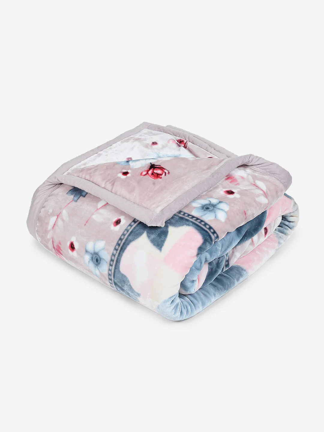 Printed Double Bed 3, 890 GSM Ply Blanket for Heavy Winter - (Gulnar) - Image 5