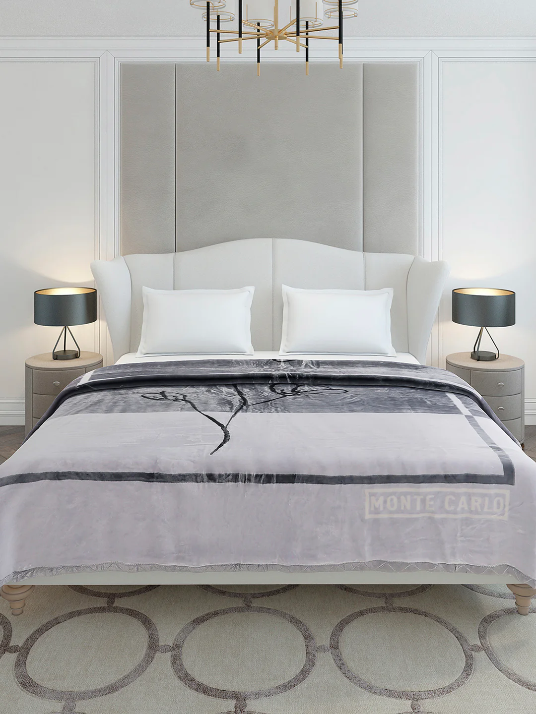 Printed Double Bed 3 Ply, 909 GSM Blanket for Heavy Winter - (Wild Side) - Image 2