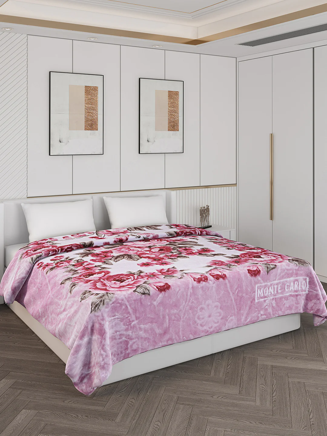 Printed Double Bed 600 GSM Blanket for Heavy Winter -2 Ply (Weight 4 kg)