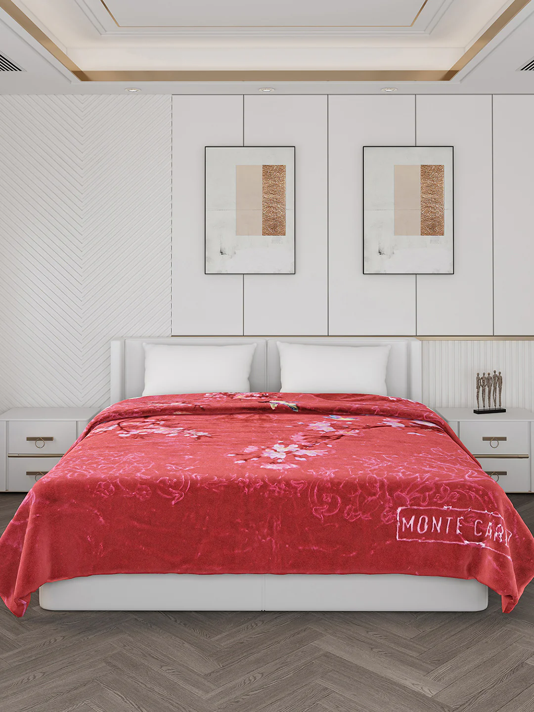 Printed Double Bed 850 GSM Blanket for Heavy Winter -2 Ply (Weight 4.7 kg) - Image 3
