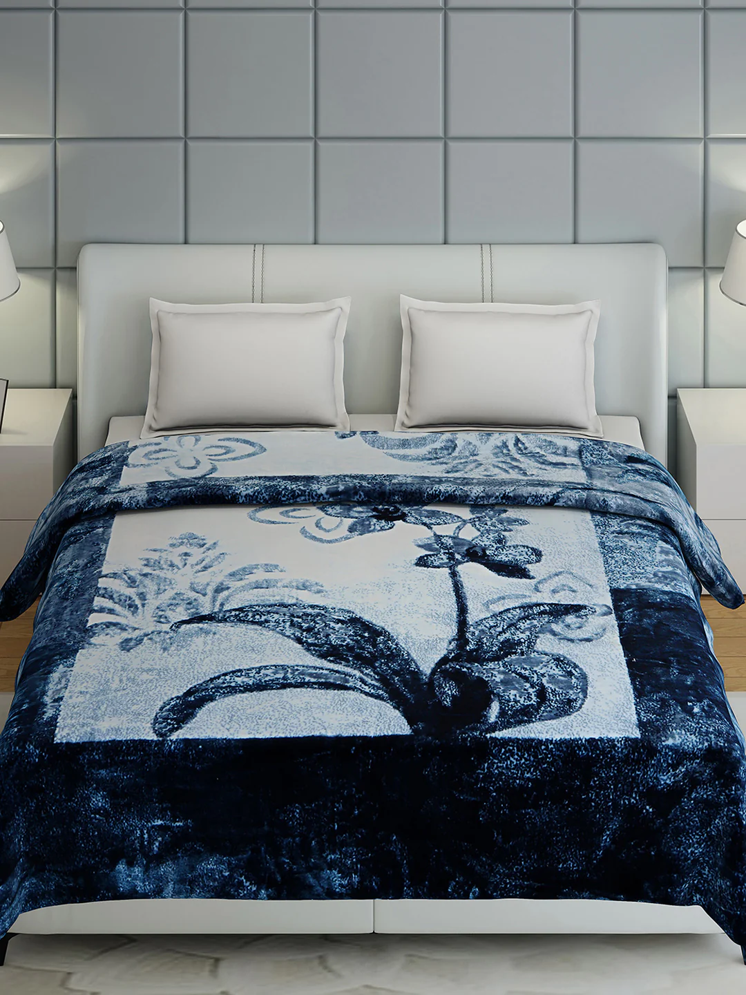 Printed Double Bed 947 GSM Blanket Hunter 2 Ply (Weight 5 kg) - Image 3